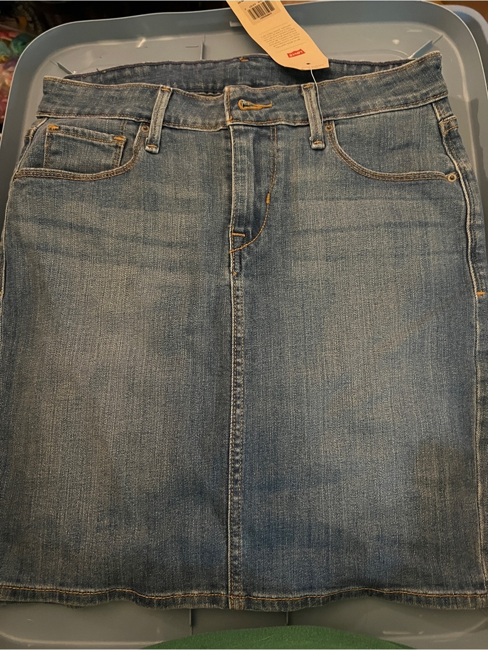 Levi's Medium Blue Denim Skirt